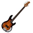 Sterling By Musicman StingRay RAY34 Spalted Maple 3 Tons Sunburst - Basso 4 corde - 4