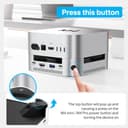 ACASIS Mac mini M4 Dock & Stand with Dual-Bay NVMe SSD Enclosure, Aluminum HDMI Hub for Mac mini M4 and M4 Pro 2024, 4K60Hz HDMI,4 X 10G USB A, PD 30W, SD/TF, Support SSD B+M M-Key - 9