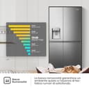 Hisense RS818N4TIE Frigorifero Side By Side, 632 L, Classe E, Inox - 7