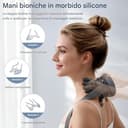 Massaggiatore Cervicale,Massaggiatore Schiena E Collo,Massaggiatores Spalle Riscaldato Con Design Bionico 4D,Massaggiatores Collo Ricaricabile Con 2 Modalità Di Calore,Massaggio Elettrico(A) - 7