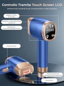 Epilatore Luce Pulsata con Funzione di Raffreddamento a Ghiaccio, Schermo LCD Touch,Modalità di Scorrimento Automatico, Epilatore a Luce Pulsata per Donne e Uomini,Viso, Ascelle, Bikini,Corpo - 4