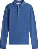 Tommy Hilfiger Men’s Slim Basic Long Sleeve Polo Shirt, Blue (Aegean Sea), M - 6