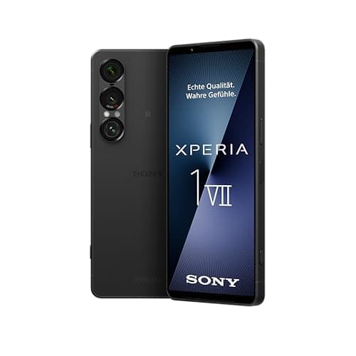 Sony Xperia 1 VII - 6,5" 19,5:9 FHD+ HDR OLED 120Hz, Dreifachobjektiv mit Ultraweitwinkel-Objektiv, 3,5mm Audio, Android 15, IP65/68, Dual SIM, Slate Black