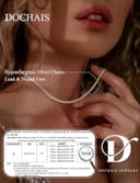 Dochais Collana Argento 925 Donna Ragazze 1mm/2mm Catenina Argento 925 Donna Sottile 41/46/51/56 cm Collane Minimaliste Regali Gioielli - 2