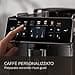Saeco GranAroma Macchina da Caffè Automatica - 14 Bevande Programmabili, LattePerfetto, Macinacaffè in Ceramica, Aroma Extract, 4 Profili Utente, Display Touch a Colori, Grigio (SM6580/10) - 5
