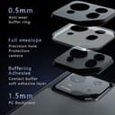 KNOXS Cover per Asus ROG Phone 8 Pro/Phone 8, Traslucido [Anti Ingiallimento] TPU Antiurto Custodia, PC Smerigliato Anti-impronta per Asus ROG Phone 8 Pro/Phone 8 Cover (Nero Smerigliato) - 7