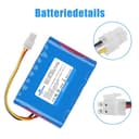 KUNLUN 18.5V 3500mAh Ersatzakku Li-ion für Husqvarna Automower 310,315,584 85 28-02, für Gardena Sileno R100Li,R130Li,R160Li, Mähroboter Akku für 5848228-01,5848228-02,5848528-01,5895862-01 - 4