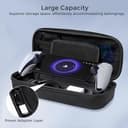 CoBak Estuche Rígido para Reproductor Remoto PlayStation Portal - con 2 Protectores de Pantalla, 1 Funda de Agarre y 4 Tapones de Agarre de Pulgar, Carcasa Exterior Rígida para PS5 Portal - Negro - 2