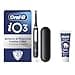 Oral-B Spazzolino Elettrico Ricaricabile iO 3 Nero, 1 Spazzolino Elettrico, 1 Testina Di Ricambio, Custodia Da Viaggio + Dentifricio Oral-B Advanced Protezione Gengive, Pulizia Denti Efficace - 1