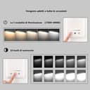 oxylops Lampada da Scrivania LED Protezione Degli Occhi, lampada Touch Control Pieghevole per cameretta,ufficio, con porta di ricarica USB, 10 livelli di luminosità 5 modalità di illuminazione - 5