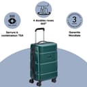 Delsey Paris - Airship 2.0 - Rigid Cabin Suitcase, Green, L - 2