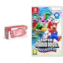Nintendo Switch Lite - Coral+Super Mario Bros. Wonder Switch - 1