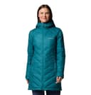 Columbia Long Hooded Jacket Heavenly-Chaqueta Larga con Capucha, Azul (Azul Río), M para Mujer - 1