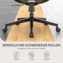 FLEXISPOT OC3 PRO Ergonomic Office Chair with 3D Headrest and Height-Adjustable Backrest, Folding PU Armrests, W-Shaped Foam Seat, 135° Back Adjustment, Maximum Load 180 kg (Black) - 8