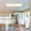 ONDTA Plafón LED Techo 22W 58x20cm 2700K-6500K Regulable Lampara Techo, Moderna Rectangular lámpara de techo con mando a distancia, Panel LED ultrafino IP44 para Dormitorio Cocina Baño Balcón Pasillo - 4