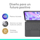 Logitech Combo Touch, Funda con Teclado, iPad Pro 13 Pulgadas (M4)(2024) - Teclado retroiluminado extraíble con Soporte abatible, Escritura cómoda, Modo Multiuso, Disposición QWERTY Español - Grafito - 9