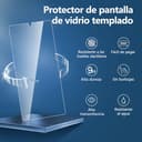 NEW'C 3 Piezas, Protector Pantalla para Samsung Galaxy S25 Ultra, Cristal templado Antiarañazos, Antihuellas, Sin Burbujas, Dureza 9H, Ultra Transparente, Ultra Resistente - 4