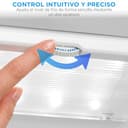 Midea Frigorifico Combi Blanco de 262 L | 55 cm x 177 cm | Nevera Combi con Congelador de 65L y Tecnología Low Frost - Refrigerador Independiente de Bajo Consumo, Puertas Reversibles, Silencioso 39 dB - 8