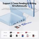 PULWTOP Aggiornato Hub iMac per M1/M3/M4, accessori iMac con custodia SSD (SSD non incluso), hub USB C per iMac da 24 pollici con HDMI 4K a 60 Hz, 2,5 GbE, USB A/C 3.2 10 Gbit/s, SD/TF, audio - Blu - 7