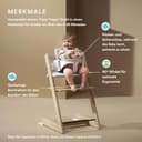 Stokke Tripp Trapp Baby Set2, Fjord Blue - Geeignet für Kinder von 6–36 Monaten - Verwandele Tripp Trapp Stühle, die nach Mai 2003 produziert wurden, in einen bequemen Hochstuhl - 3