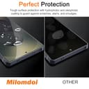 Milomdoi 3 Piezas Protector Pantalla para Samsung Galaxy S25 Ultra Cristal Templado Accesorios con 3 Piezas Protector Cámara [Compatible Huellas Dactilares] - 4