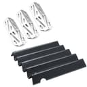 GFTIME Flavorizer Bars & Hitzereflektor für Weber Genesis II/LX 300 Series II E-310, II E-330, II E-335, II S-335, II LX S/E-340 (2017 und Neuer), Heizplatten Ersatzteile für Weber 66032 66040 - 1