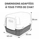 WC per gatti Aimé Casetta, 1,36 kg - 2