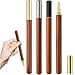 Pack of 4 Wooden Rollerball Pens, High Quality Ballpoint Pens, Gel Pens, Ballpoint Pens, Ballpoint Pen, Gel Pen, Ideal for Office, School, Writing and Drawing for Children and Adults - 1