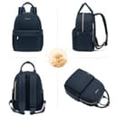 LOVEVOOK Kleiner Rucksack Damen Klein Cityrucksack Handtasche 2 in 1 Wasserdicht Tagesrucksack Mini Backpack Women Elegant Casual Daypack für Reise Freizeit Einkauf Arbeit - 6