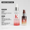 Kérastase Magic Night Duo Set, Genesis Anti-Caída y Magic Night Sérums, Tratamiento Reparador, Cabello Nutrido y Suave, Fortalecedor Diario, Ligero y No Graso, Para Cabello Frágil y Seco, 90 + 30 ml - 4