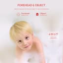 No-Touch Forehead Thermometer for adults, Infrared Digital Thermometer for Kids & Babies with LCD Backlight Display, Fever Alarm and 1 second Reading (Pink) - 4