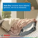 Bosch WQB246D41 Serie 8, Wärmepumpentrockner 9kg, Silent Dry - Extrem leise, Schneller getrocknete Wäsche, Auto Dry, Selbstreinigender Kondensator, Trommelinnenbeleuchtung, Home Connect, Weiß - 4