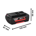 Bosch Professional Akku GBA 36 V 2.0Ah (mit CoolPack-Technologie) - 4