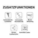 Cardo Motorrad-Gegensprechanlagen-Kit Bluetooth Spirit Duo Schwarz Zweierpackung - 5