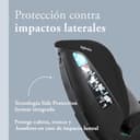 Inglesina Halley Pro, Negro, Silla de Coche Giratoria 360° ISOFIX, de 0 a 12 Años (40-150 cm), Reclinable y Transpirable, Homologada ECE R129/03 - 4