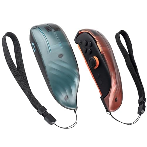 Blade – Adaptador de Ratón para Joy-con Switch 2, Set de 2, Izquierdo/Derecho, Soporte Ergonómico Mandos Nintendo Switch 2, Acceso Botones, Rojo/Azul, Mayor Precisión, Modo Ratón