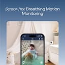 Nanit Pro 1080p HD Smart Baby Monitor and Flex Duo Stand, Featuring Split Screen and Alert Zone Function, Includes Small Breathing Band, White - 4