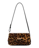 GUESS Schultertasche Domitilla Flap Shoulder Bag Leopard braun - 1