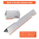 GFTIME Edelstahl Flavorizer Bars & Hitzereflektor für Weber Genesis II/LX 300 Series II E-310, II E-330, II E-335, II S-335, II LX S/E-340 (2017 - Neuer), Heizplatten Ersatzteile für Weber 66040 66032 - 4