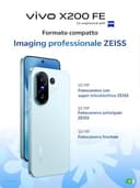 vivo X200FE 5G,Cameraphone ZEISS Teleobiettivo 50MP,Smartphone ZEISS 6.31" Master Color Display,12+12GB RAM,512GB ROM,Dimensity 9300 plus,IP68+IP69,6500mAh,90W FlashCharge,NFC, Black Luxe - 4