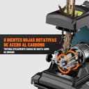 DOVAMAN GT10 Trituradora de Ramas, Motor 2800W sin Escobillas, Rodillo de 8 Dientes, Hasta 45mm, Caja 55L, Silenciosa, Ideal para Jardines - con Protección de Sobrecarga - 2