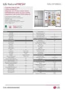 LG GSLV91MBAC Frigorifero Americano Side-by-Side, Classe C, Firgorifero No Frost, 635L, Wi-Fi, Tecnologia Door&Linear Cooling, Fresh Balancer, Dispenser Senza Allaccio, Igienizzazione UVnano, Acciaio - 18
