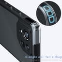 KNOXS Cover per Asus ROG Phone 8 Pro/Phone 8, Traslucido [Anti Ingiallimento] TPU Antiurto Custodia, PC Smerigliato Anti-impronta per Asus ROG Phone 8 Pro/Phone 8 Cover (Nero Smerigliato) - 4