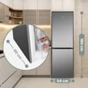 Bomann Kühlschrank mit Gefrierfach | Energieklasse D | 181cm | No Frost | leise 39 dB | Kühl Gefrierkombination No-Frost | 4 Ablagen & 3 Schubladen | 247L Kühlgefrierkombi | KG 7360 inox - 6