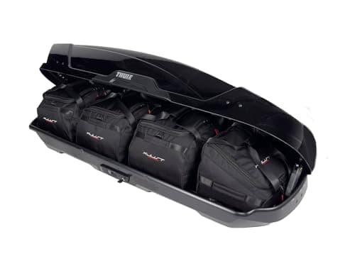 KJUST Caja de techo Bolsas Set 4pcs Compatible Con THULE MOTION XT SPORT