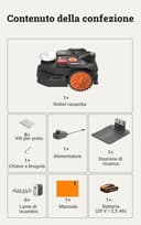 Worx Landroid Vision Cloud WR304E Robot rasaerba, senza filo perimetrale, per 400 m² (evitamento ostacoli AI, navigazione cloud VSLAM + RTK, mappatura automatica, controllo tramite App) - 2