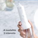 Irrigatore orale senza filo Philips Sonicare Power Flosser 3000 e spazzolino elettrico DiamondClean 9000 - Pulizia di denti e gengive e rimozione della placca, colore bianco (modello HX3886/41) - 5