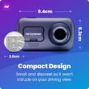 Nextbase 622GW 4K Dash Cam with Protective Carry Case – UHD 2160p, 140° Wide Angle Lens – Wi-Fi, GPS, Bluetooth – Super Slow Motion (120 fps), Image Stabilisation, what3words, Night Vision - 3