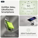 Motorola Edge 70 Smartphone (Robustes 6,67"-Super-HD+-Display Dank Corning Gorilla Glass 7i, 50-MP-Kamera, 12/512 GB, 4800 mAh, 68W-TurboPower-Aufladen) Pantone Bronze Green, inkl. Schutzcover - 4