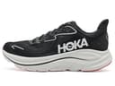 HOKA Men's Clifton 10 Sneaker, Black/Silver, 12.5 - 4